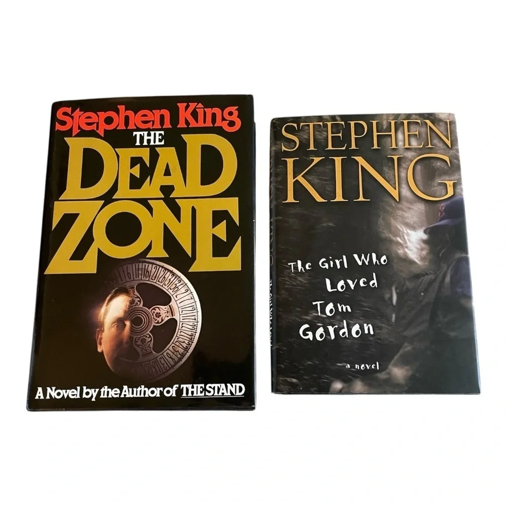 Stephen King Book Set: The Dead Zone & The Girl Who Loved Tom Gordon, Hardbacks.